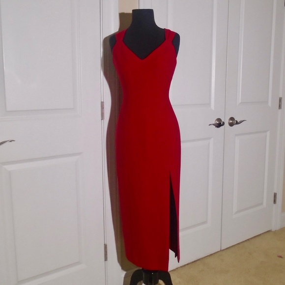 Ann Taylor Dresses & Skirts - ANN TAYLOR Special Occasion Red Midi Sheath Dress